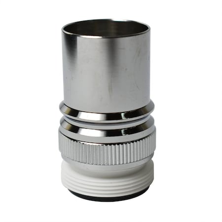 Thrifco Plumbing Long Dish Washer Snap Nipple Dual Thread with Adapter Lead Free 4400859